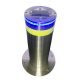 304 SS Settled Electric Solar Panel Pipe Bollards with LED Strip
