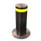 304 SS 600mm Removable Flat Top Manual Locked Steel Pipe Bollards