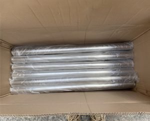 PVC PWater Filled Traffic Red 4 Way Retractable Ribbon Poles