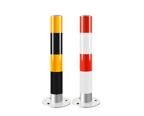 Surface Mounted Diverted Traffic Galvanized Road Post