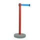 900mm PVC Plastic Sand Filled Red 4 Way Retractable Pillars