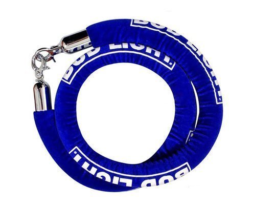 1.5m Customerized Logo on Velvet Ropes for Silver Posts
