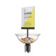 Candy Bowl Vertical A4 Stanchion Topper Sign Frame