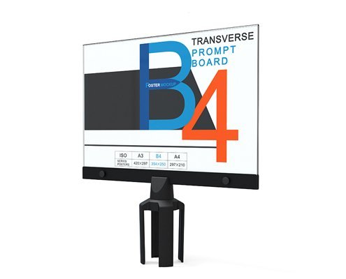 Transparency Acrylic B4 Stanchion Topper Sign Holder