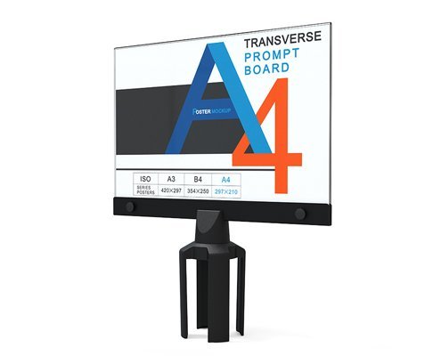 Horizontal Transparency Acrylic A4 Stanchion Topper Sign holder