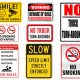 Traffic Road Alumnium Warning Signs